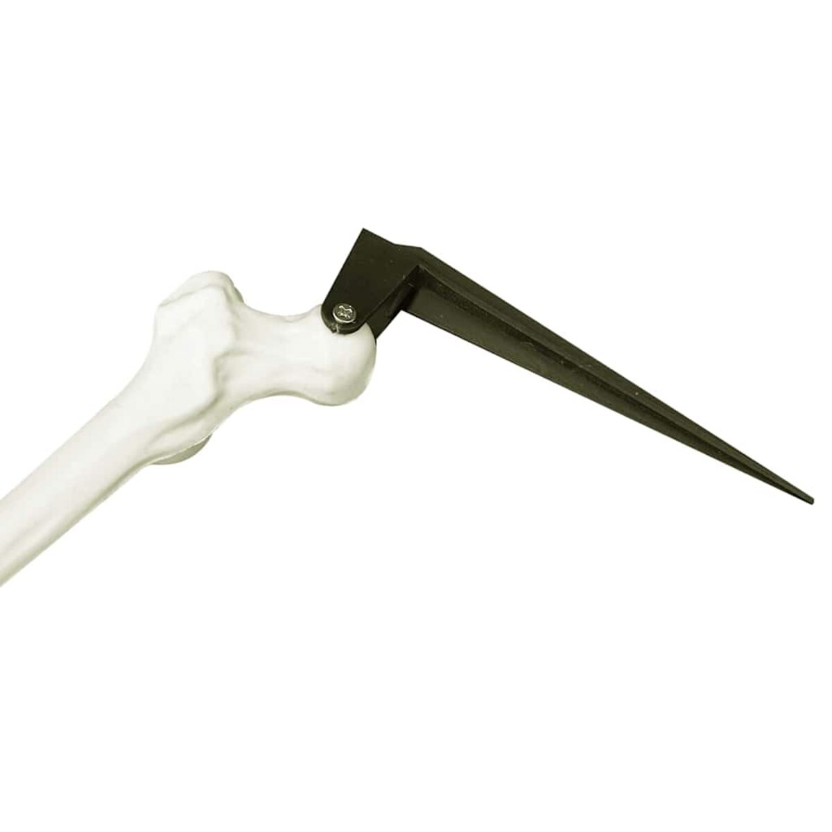 vidaXL Szkielet Halloween Biały 20 x 10 x 9,5 cm Z tworzywa sztucznego