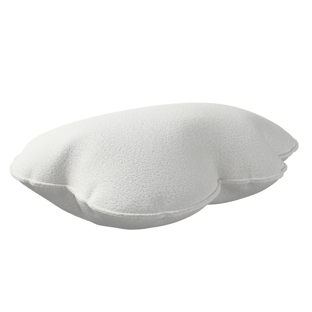 Poduszka Soft Cloud, biały, 55x15x35cm, Boucle