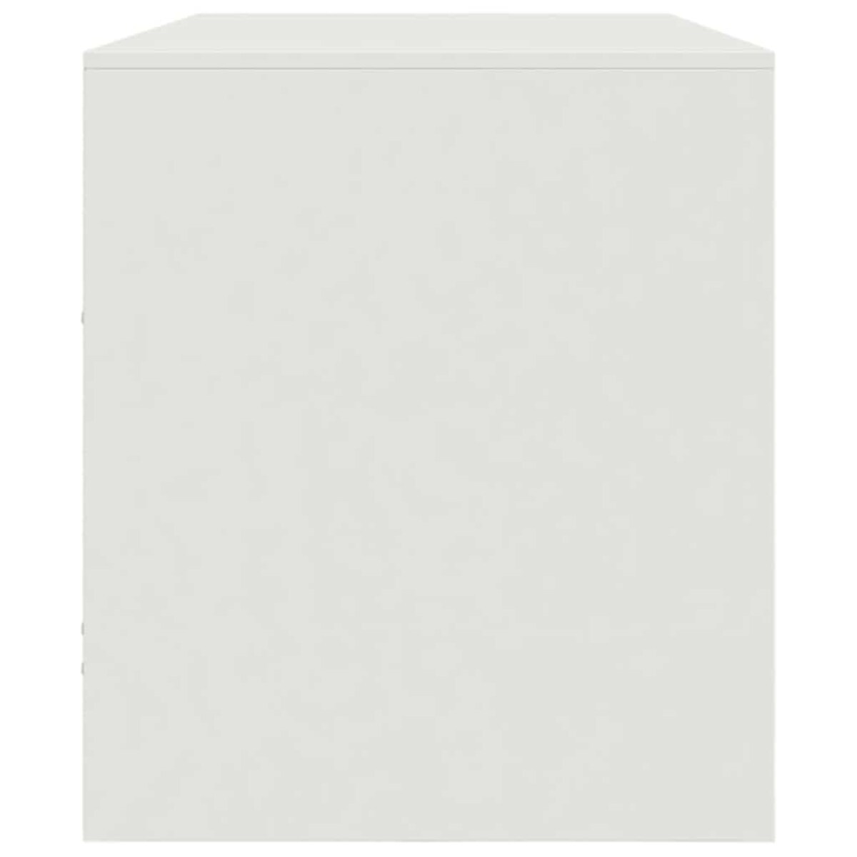 vidaXL Szafka pod telewizor, biała, 99x39x44 cm, stalowa