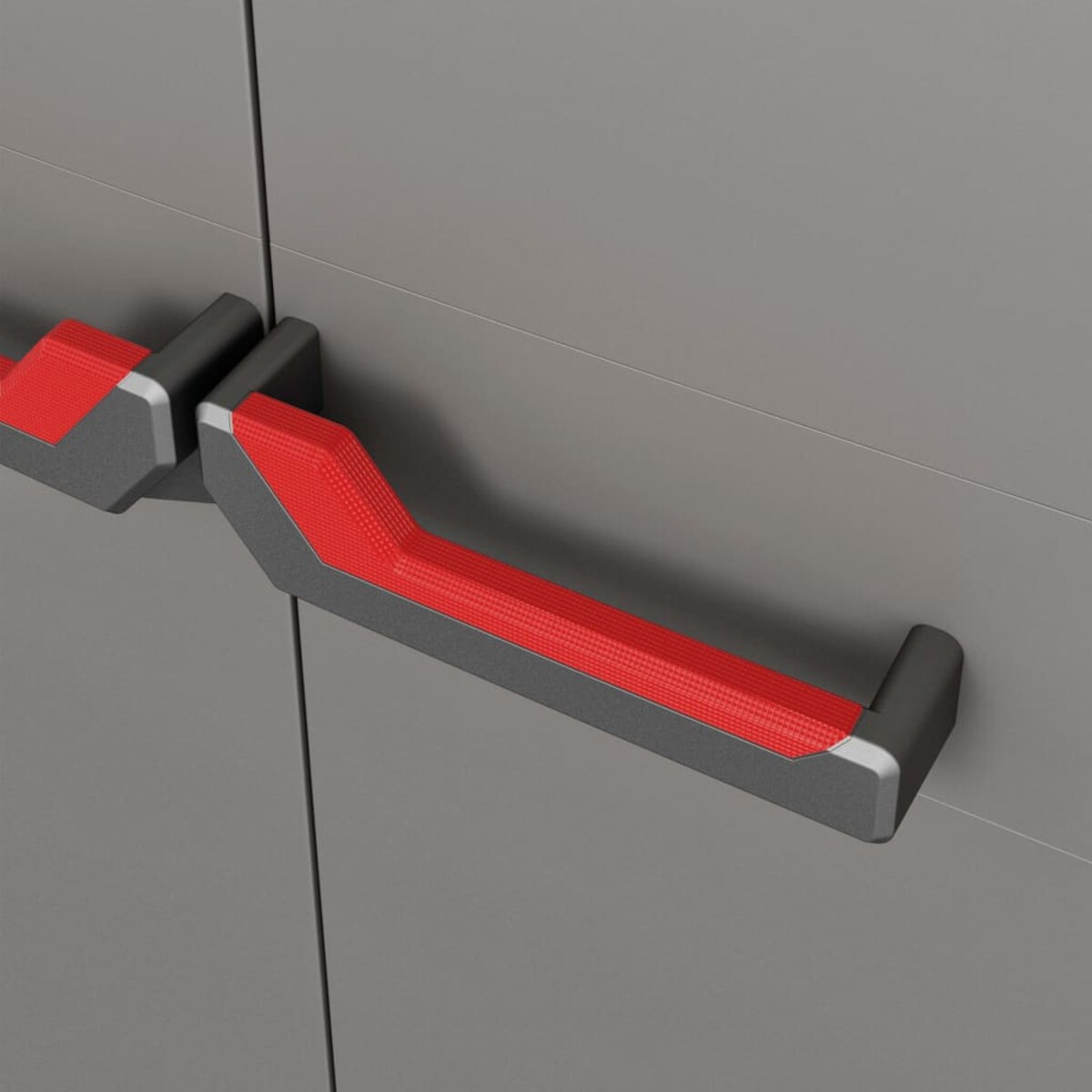 Keter Szafa Stilo z półkami, szaro-czarna, 173 cm