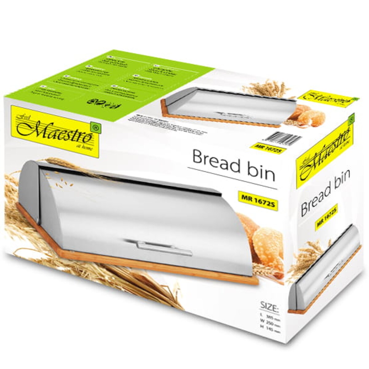 Chlebak stalowy MAESTRO