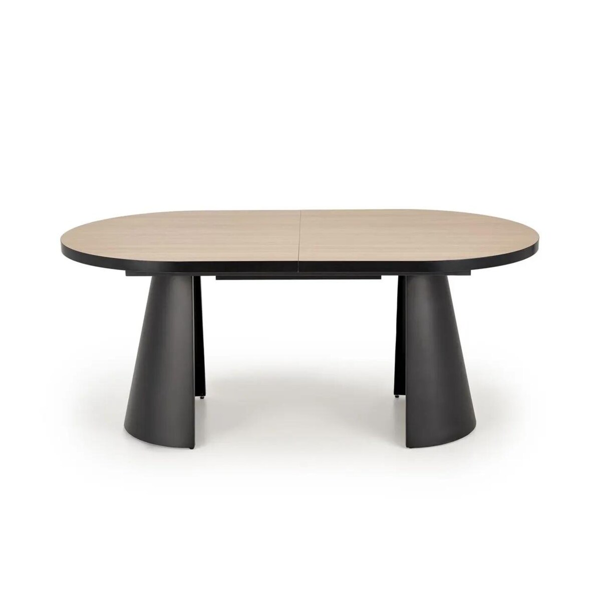 Stół rozkładany GIACOMO dąb naturalny/czarny