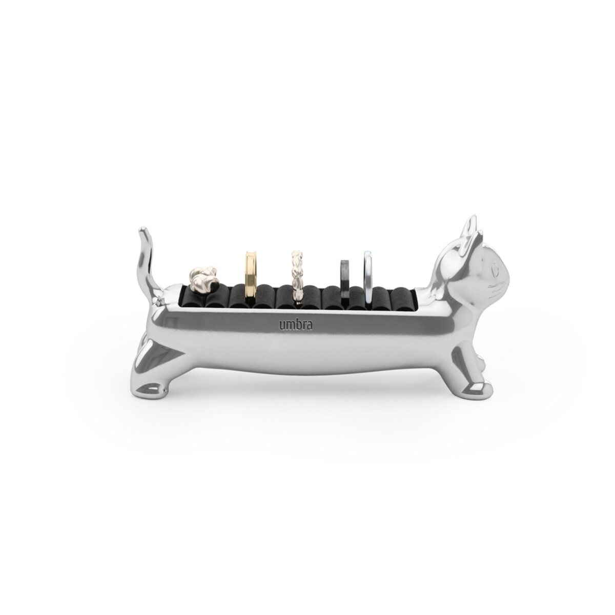 UMBRA organizer na pierścionki ALI CAT chrom