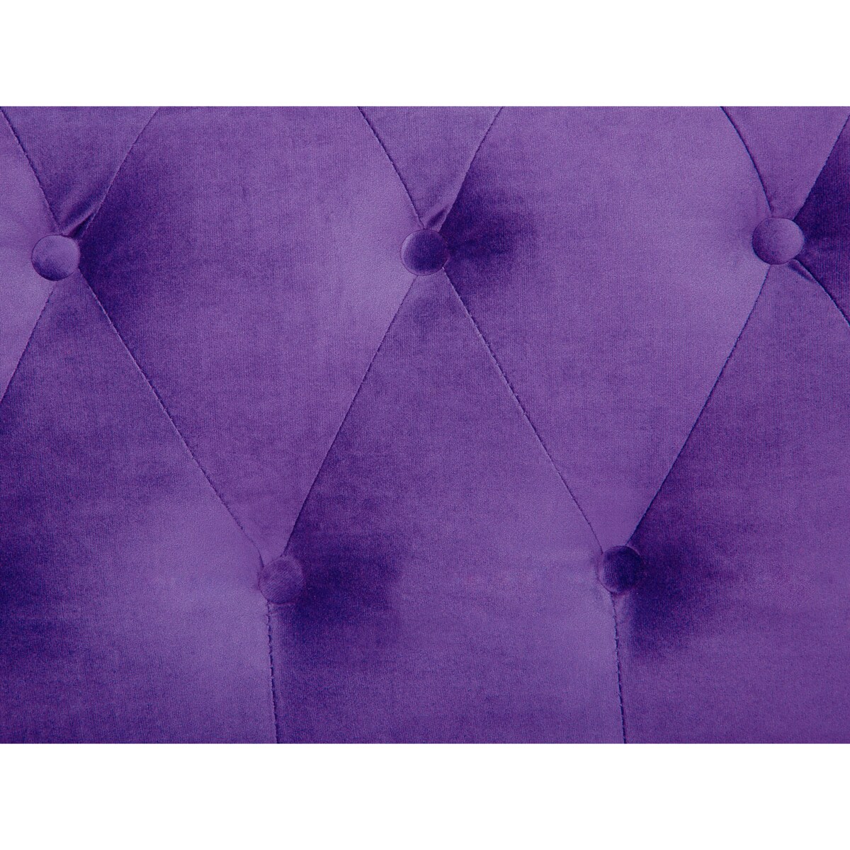 Fotel welurowy fioletowy CHESTERFIELD