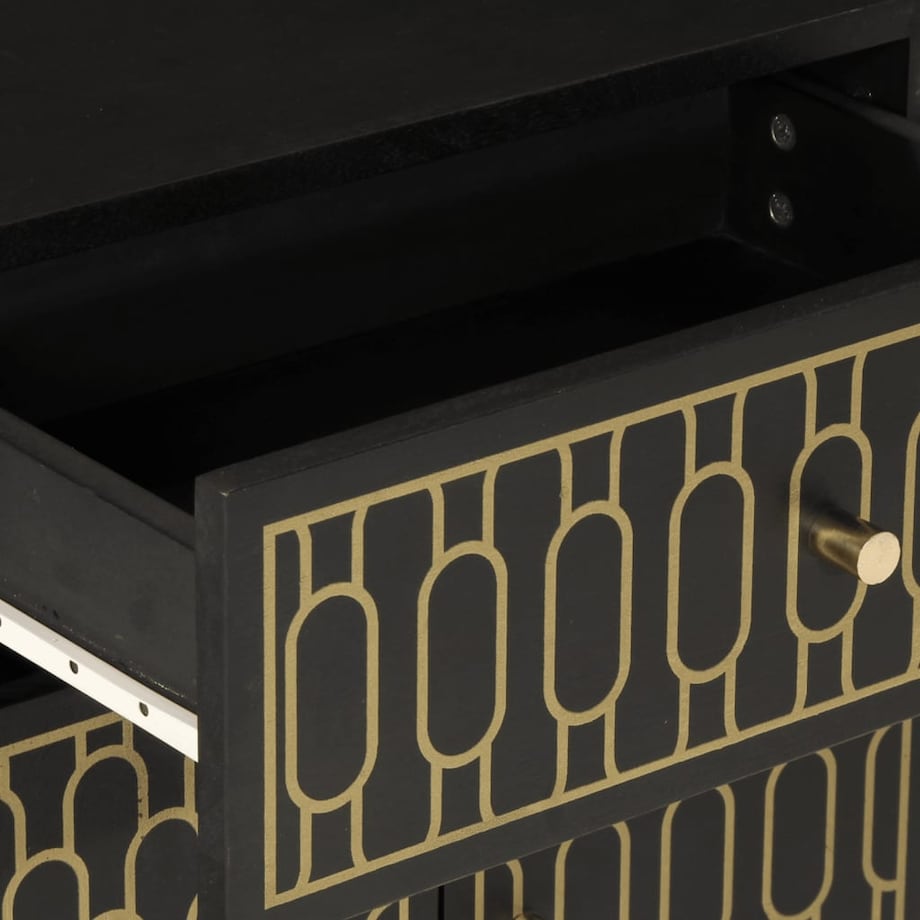 vidaXL Szafka nocna, 50x33x60 cm, lite drewno mango