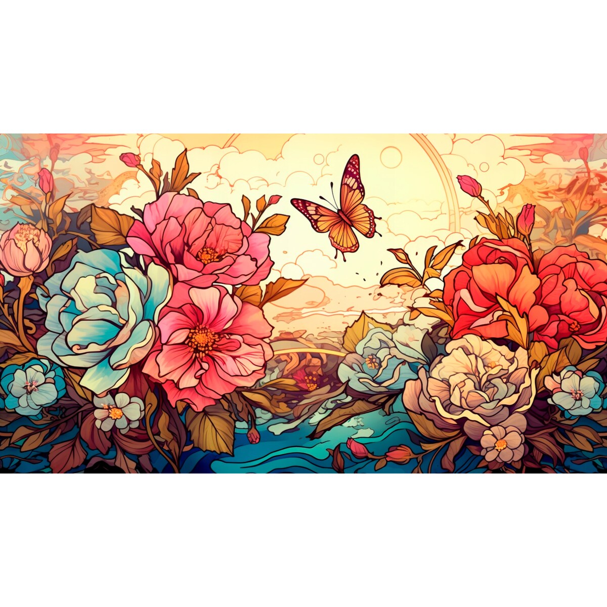 Fototapeta Ft-09-02 Do Sypialni Salonu Tapeta Ścienna 294X260