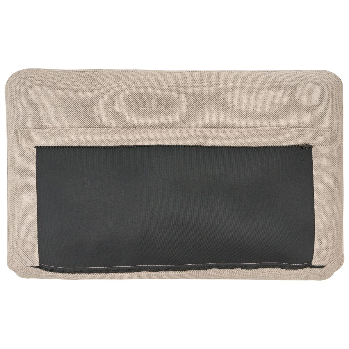 Sofa rozkładana BENNAS Beżowoszary Tkanina