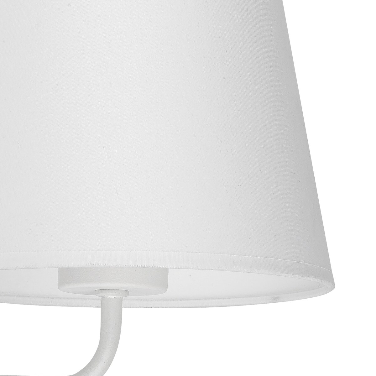 Kinkiet MAJA WHITE 1882 TK Lighting biały E27 z abażurem i włącznikiem, nowoczesna lampa ścienna do sypialni i salonu