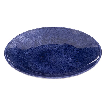 Talerz obiadowy granatowy z kamionki CASA, Ø 27 cm