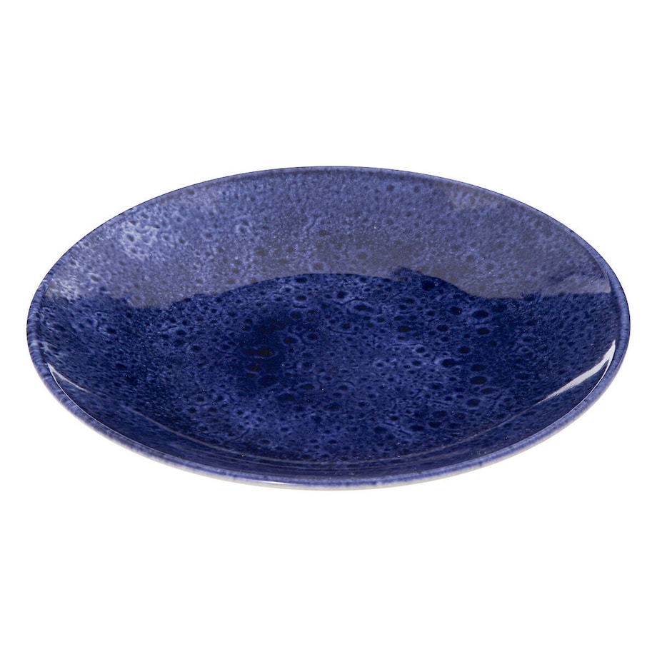 Talerz obiadowy granatowy z kamionki CASA, Ø 27 cm