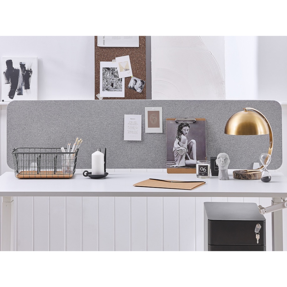 Przegroda biurkowa 180 x 40 cm Różne rozmiary