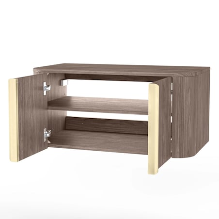 Komoda szafka łazienkowa pod umywalkę 37,6x80,2x43,6 cm POPS brązowa