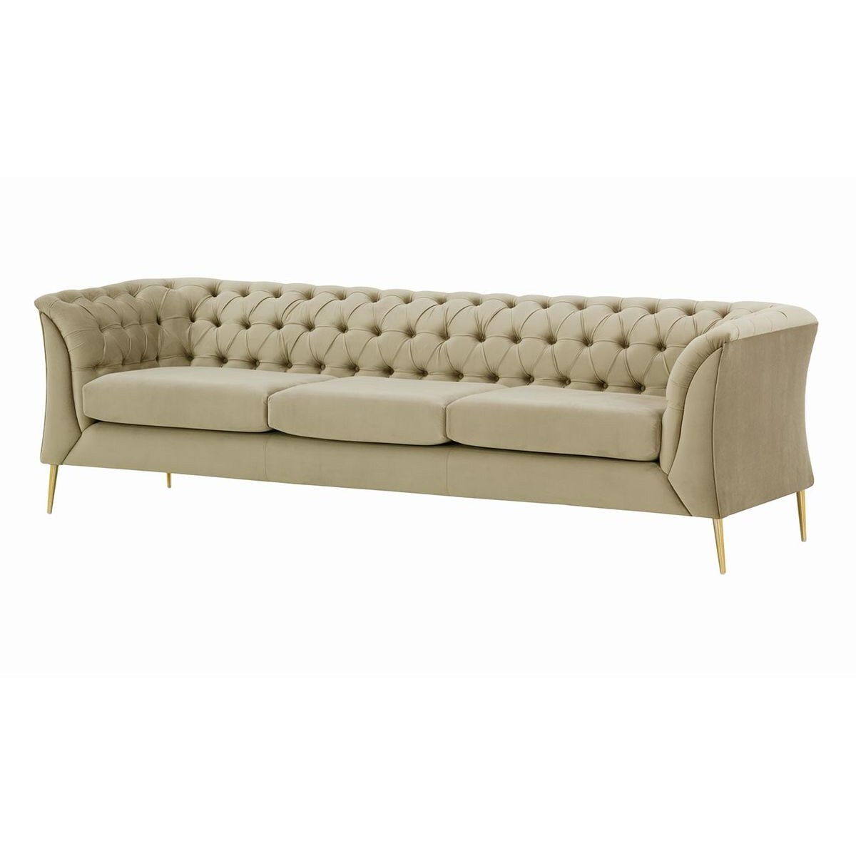 Sofa trzyosobowa Chesterfield Modern-Velluto 3