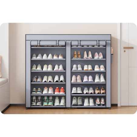 Szafka regał na buty tekstylna materiałowa 12 półek Massido