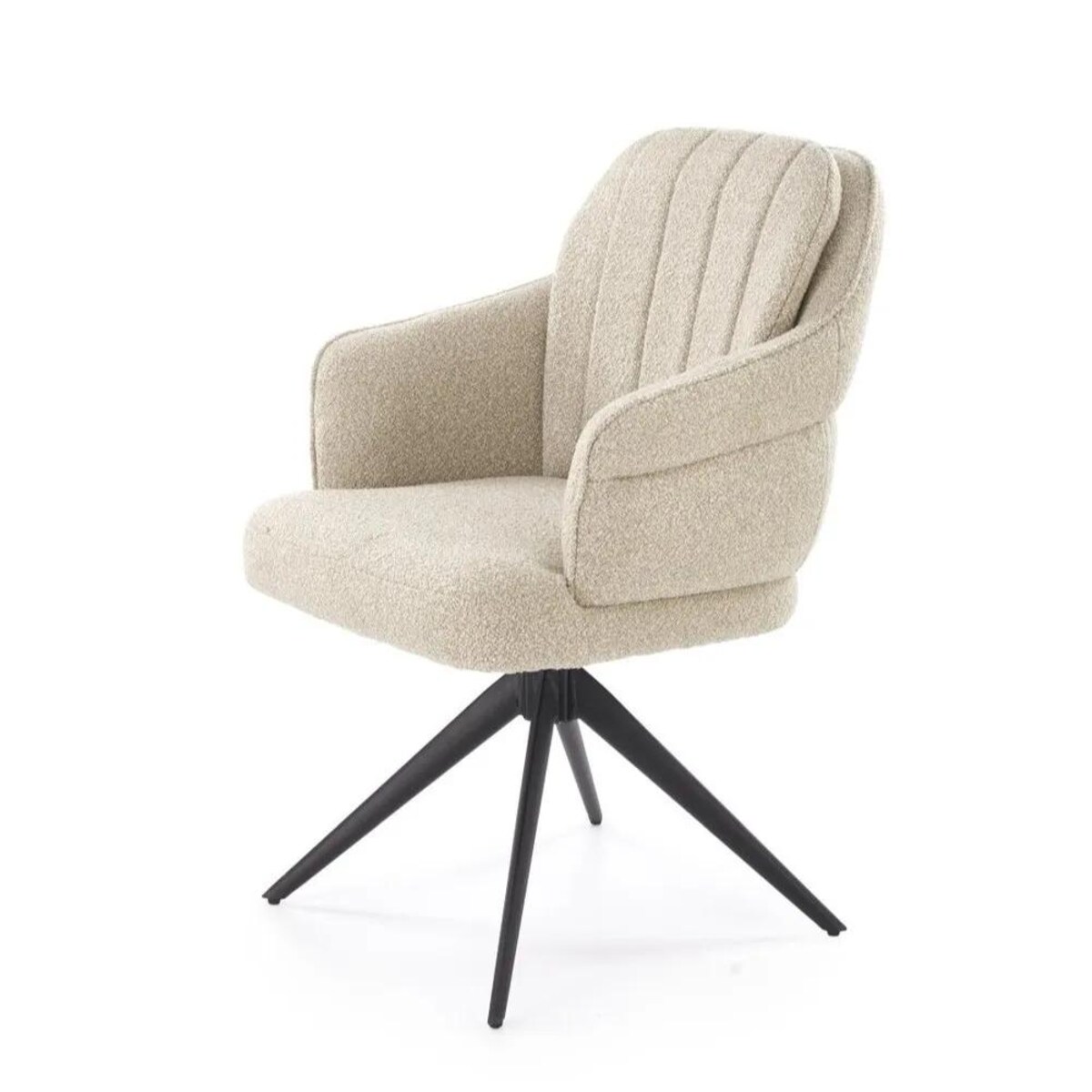 Krzesło tapicerowane K570 beżowe obracane