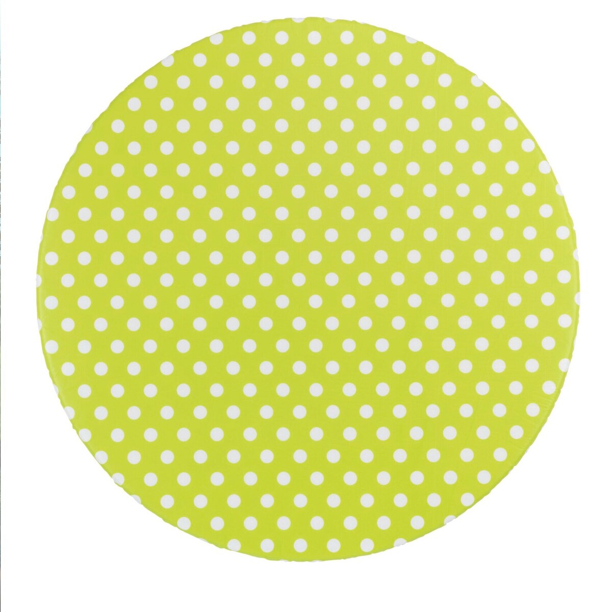 Cerata ogrodowa z gumką na okrągły stół, limonkowa, Ø 70-86 cm