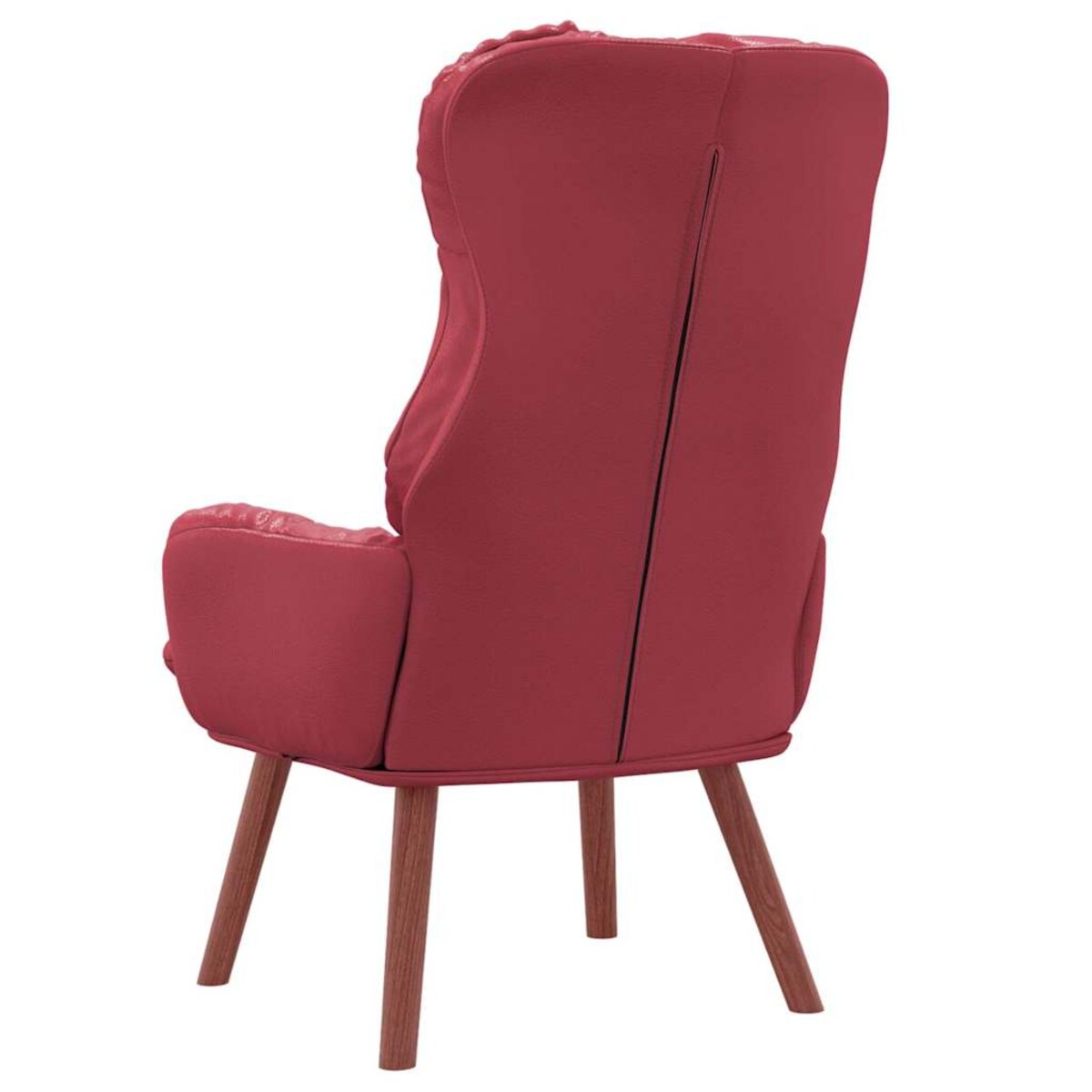 vidaXL Fotel relaksacyjny czerwone wino 69 x 74 x 93 cm