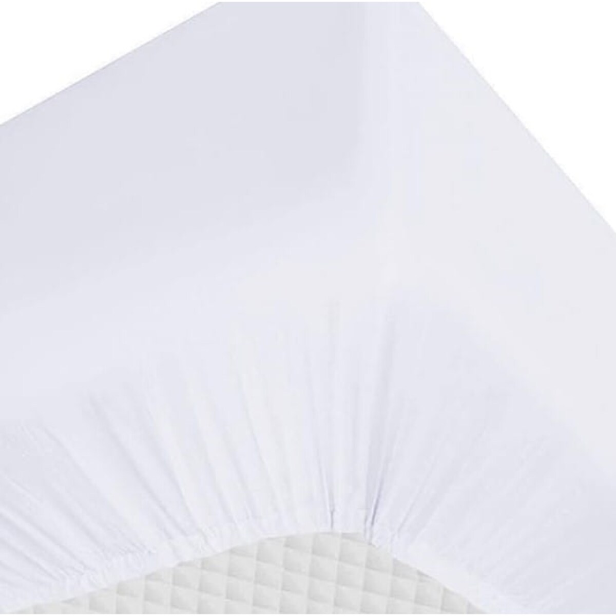 Prześcieradło hotelowe bawełniane 200x220 cm z tkaniny PREMIUM BIAŁE NA GUMCE