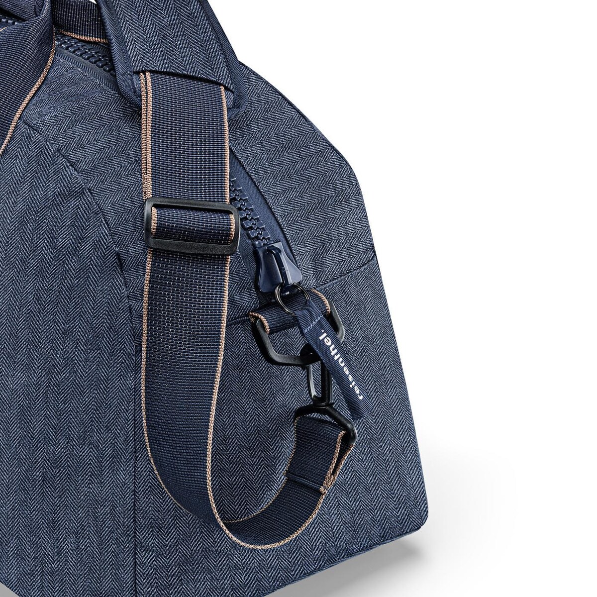 Torba OVERNIGHTER, herringbone dark blue