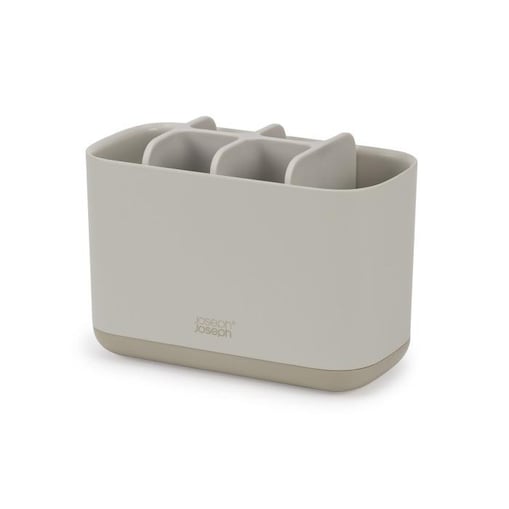 Pojemnik na szczoteczki L beżowy EasyStore, 12.8 x 17.1 x 8.6 cm, Joseph Joseph
