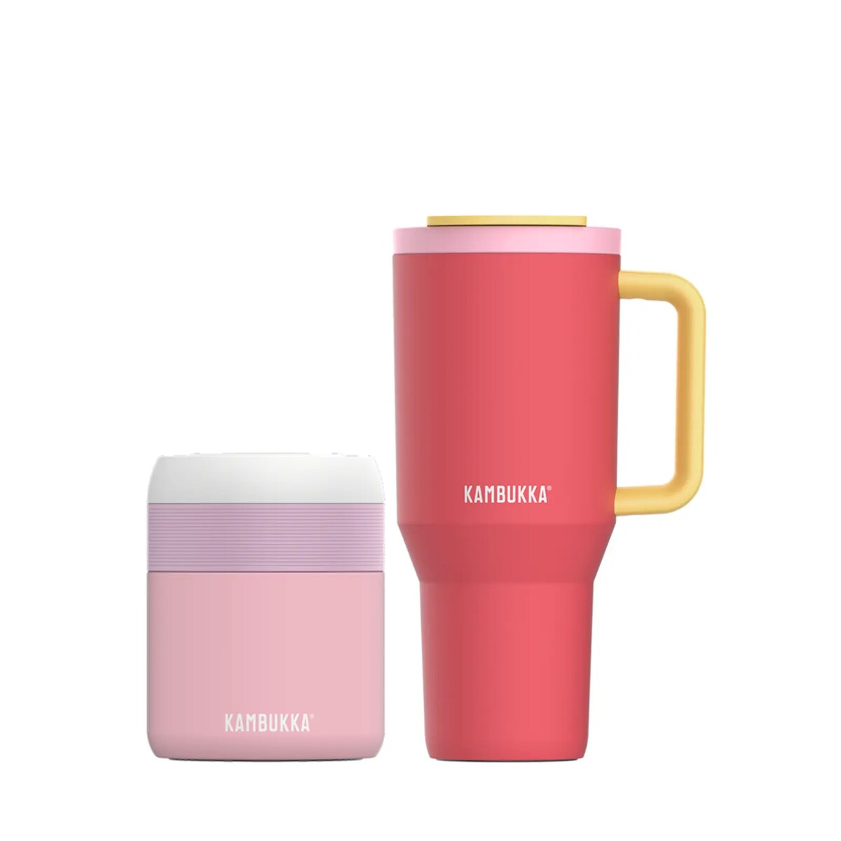 Kambukka kubek termiczny Rio 950ml + lunchbox Bora 600ml Zestaw Juicy Fresh