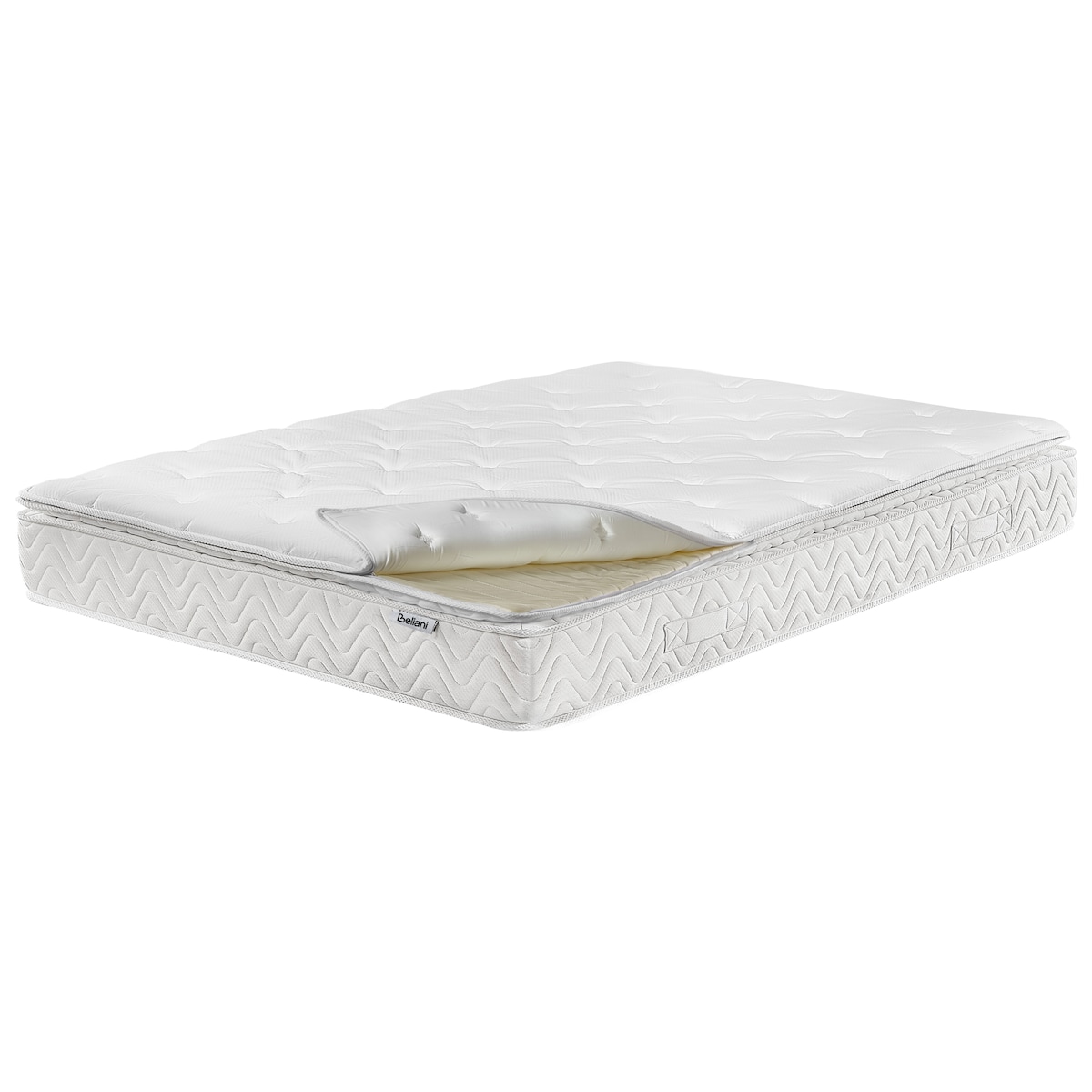 Materac kieszeniowy z pianką termoelastyczną AURA HYBRID PRO H2/3 średnio twardy 140 x 200 cm
