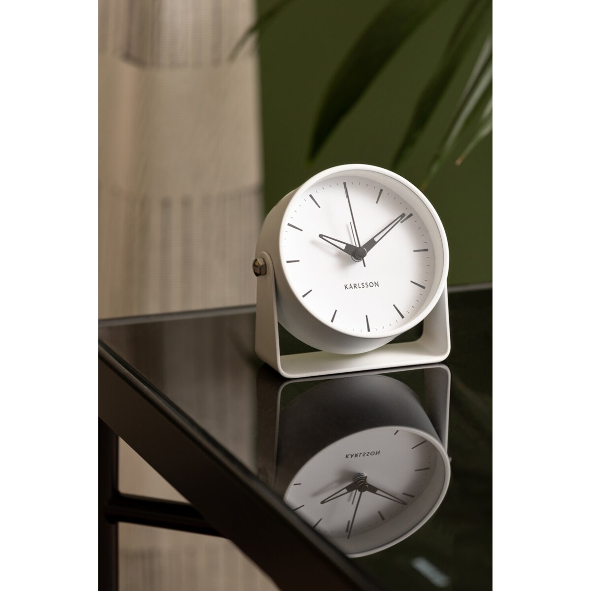 Budzik minimalistyczny CALM, Ø 9,5 cm