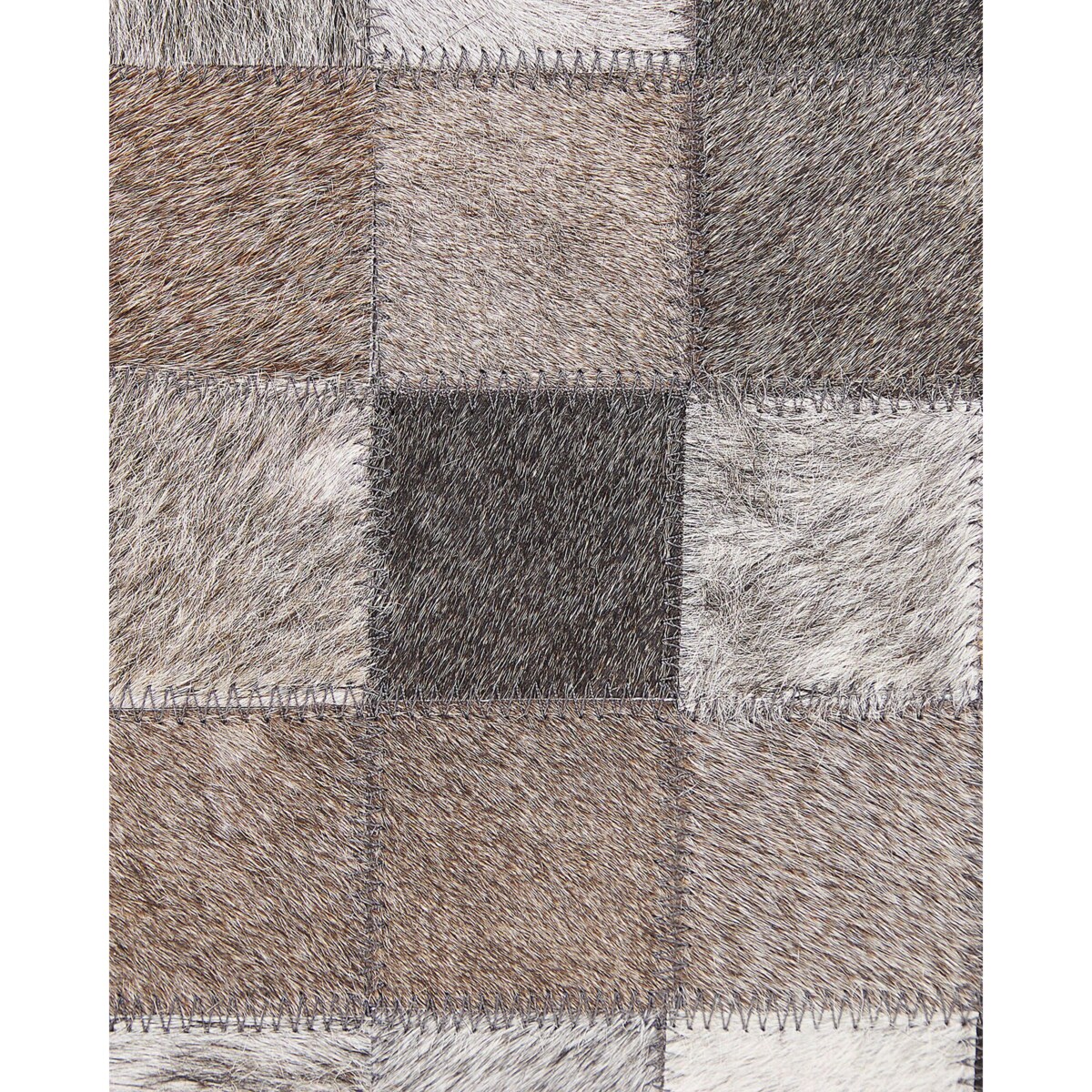 Dywan patchwork skórzany 160 x 230 cm wielokolorowy ARMUTLU