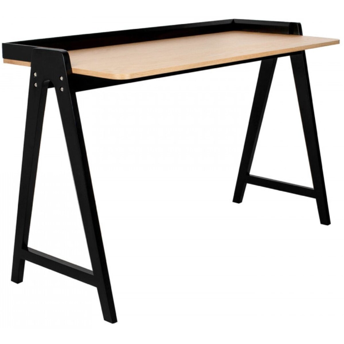 Drewniane biurko Compas KH010100933 King Home czarne