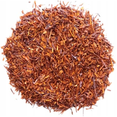 Herbata rooibos ORGANIC czerwonokrzew bezkofeinowa premium sypana upominek - herbata liściasta sypana mieszanka napar susz