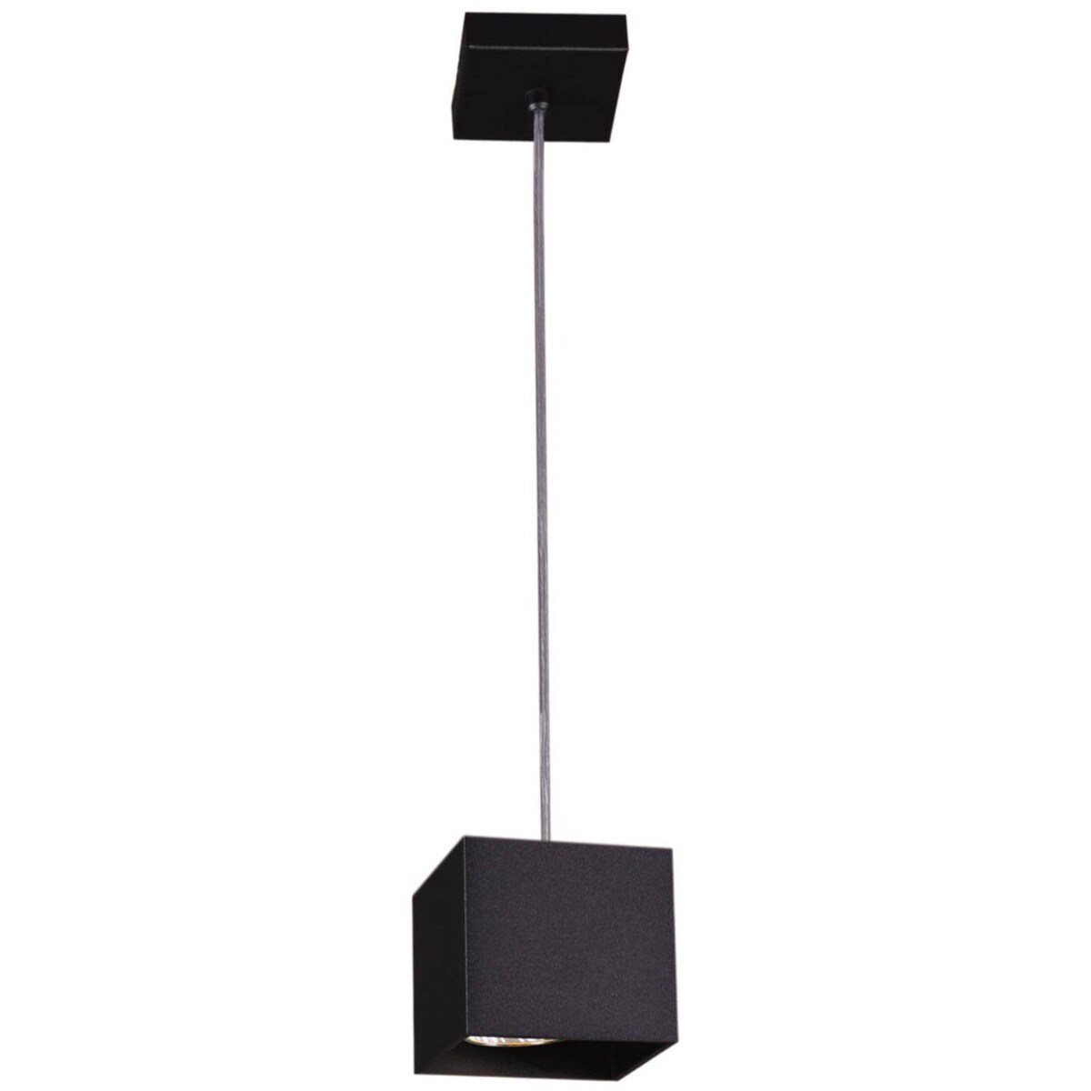 LAMPA wisząca K-4250 Kaja metalowa OPRAWA zwis kostka czarna