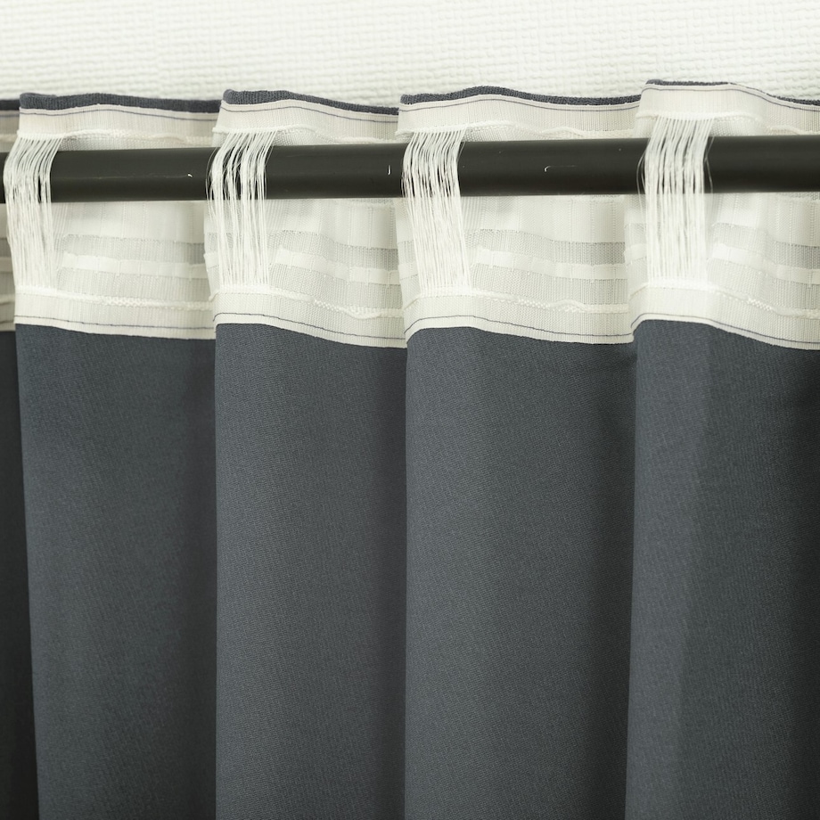 Zasłona BASIC na taśmie marszczącej 140x260cm szary szenil 1 szt. 140x260 szary