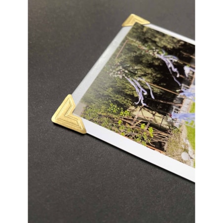 Czarno-Złote narożniki do zdjęć 240 szt. – papierowe, samoprzylepne!