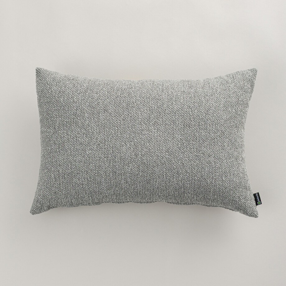 Poszewka Kinga na poduszkę prostokątną 60x40 szary melanż