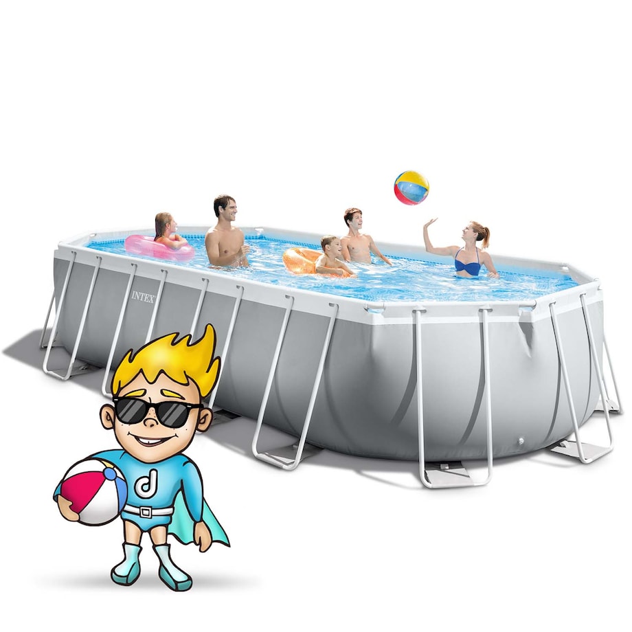 Basen ogrodowy stelażowy Intex 610x305x122 cm 21w1 26798