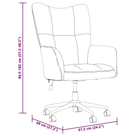 vidaXL Fotel, ciemnozielony, obity aksamitem
