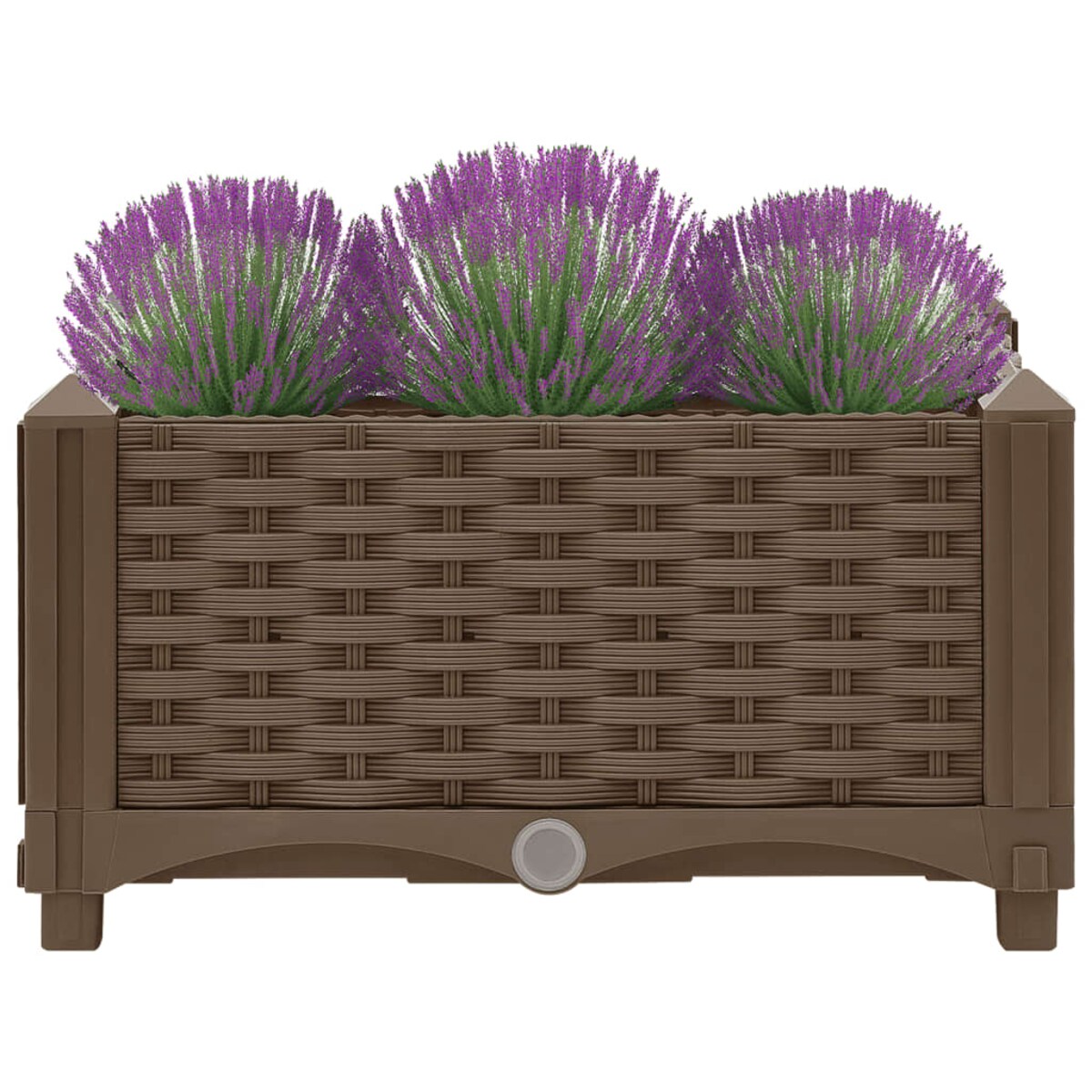 vidaXL Donica do podniesionej rabaty, 40x40x23 cm, polipropylen