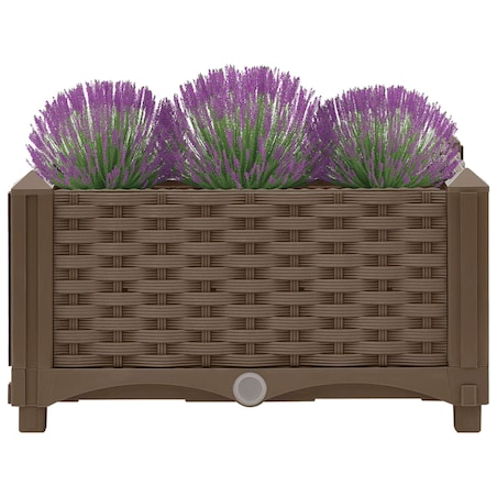 vidaXL Donica do podniesionej rabaty, 40x40x23 cm, polipropylen
