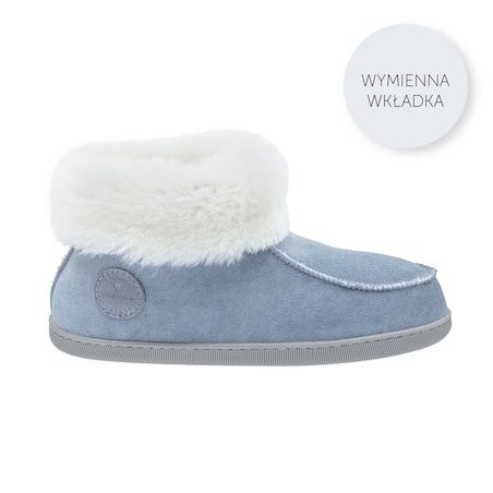 KAPCIE DAMSKIE PEPPIN POPIELATO-BIAŁE 38