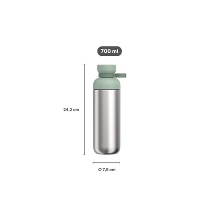 Butelka na wodę stalowa Vita 700 ml Nordic Sage 107741094700