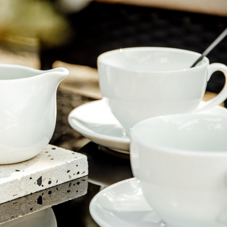 Konsimo MUSCARI Filiżanka do kawy ze spodkiem 12 szt.