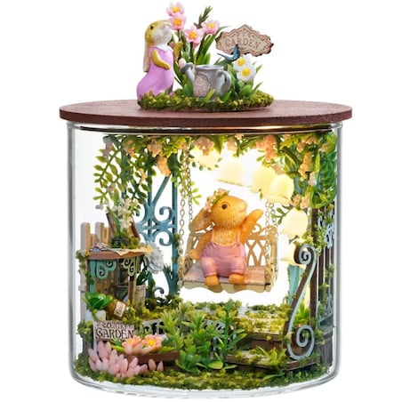 Miniaturowy domek - Majowe konwalie