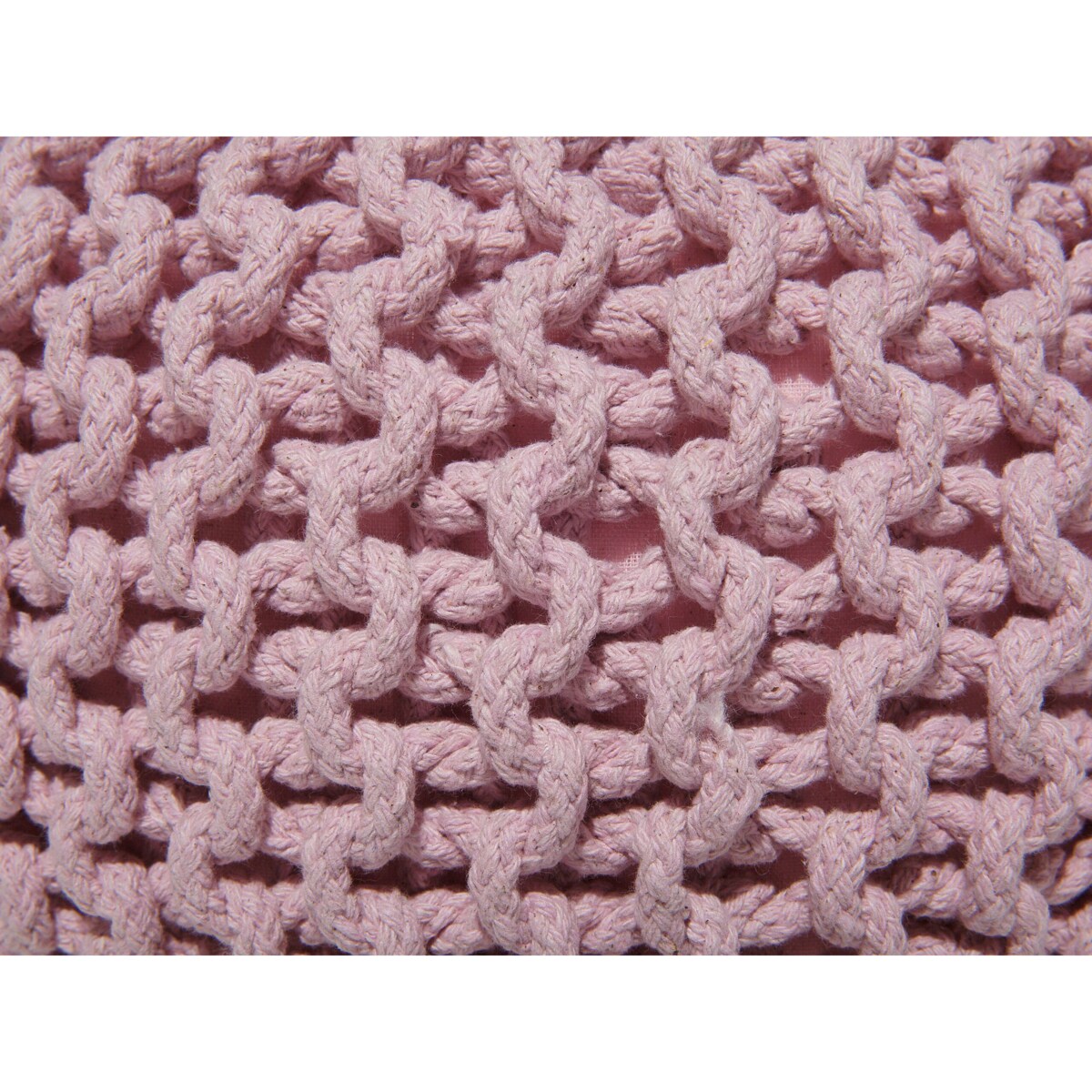 Puf 40 x 25 cm różowy CONRAD