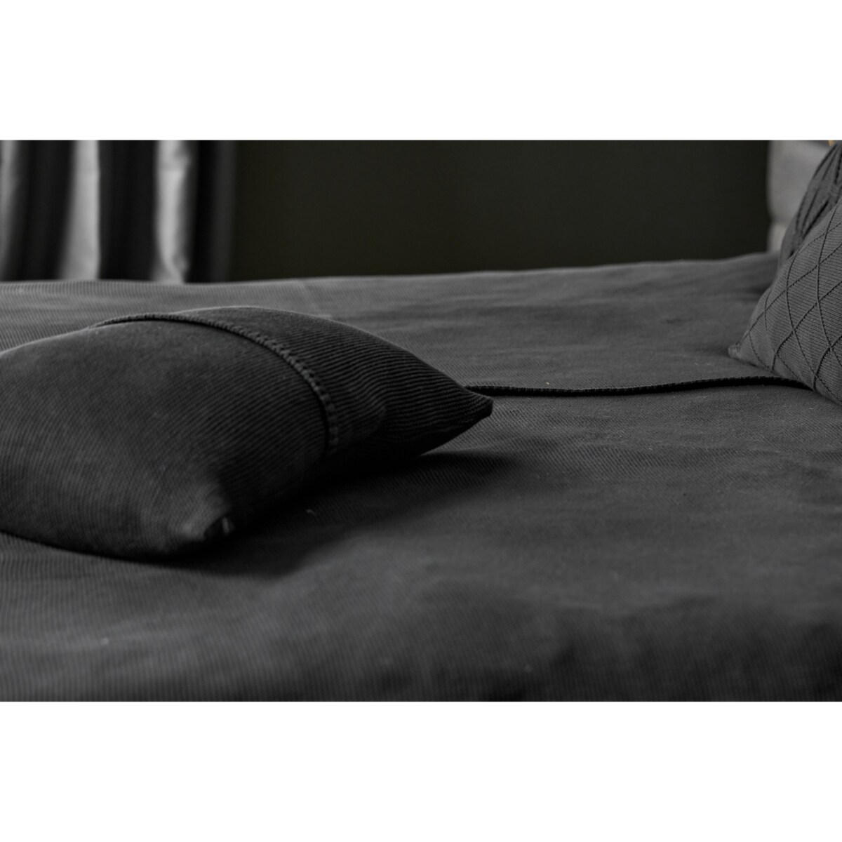 Narzuta klasyczna grafitowa, 220 x 240 cm, La Manta