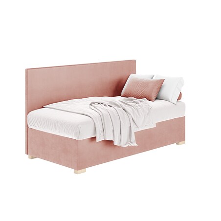 Mesonica Łóżko Cozi, różowe, 90x200