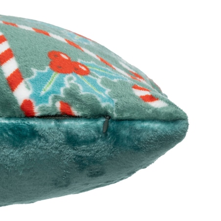 Poduszka z motywem świątecznym, HOLLY, 40 x 40 cm