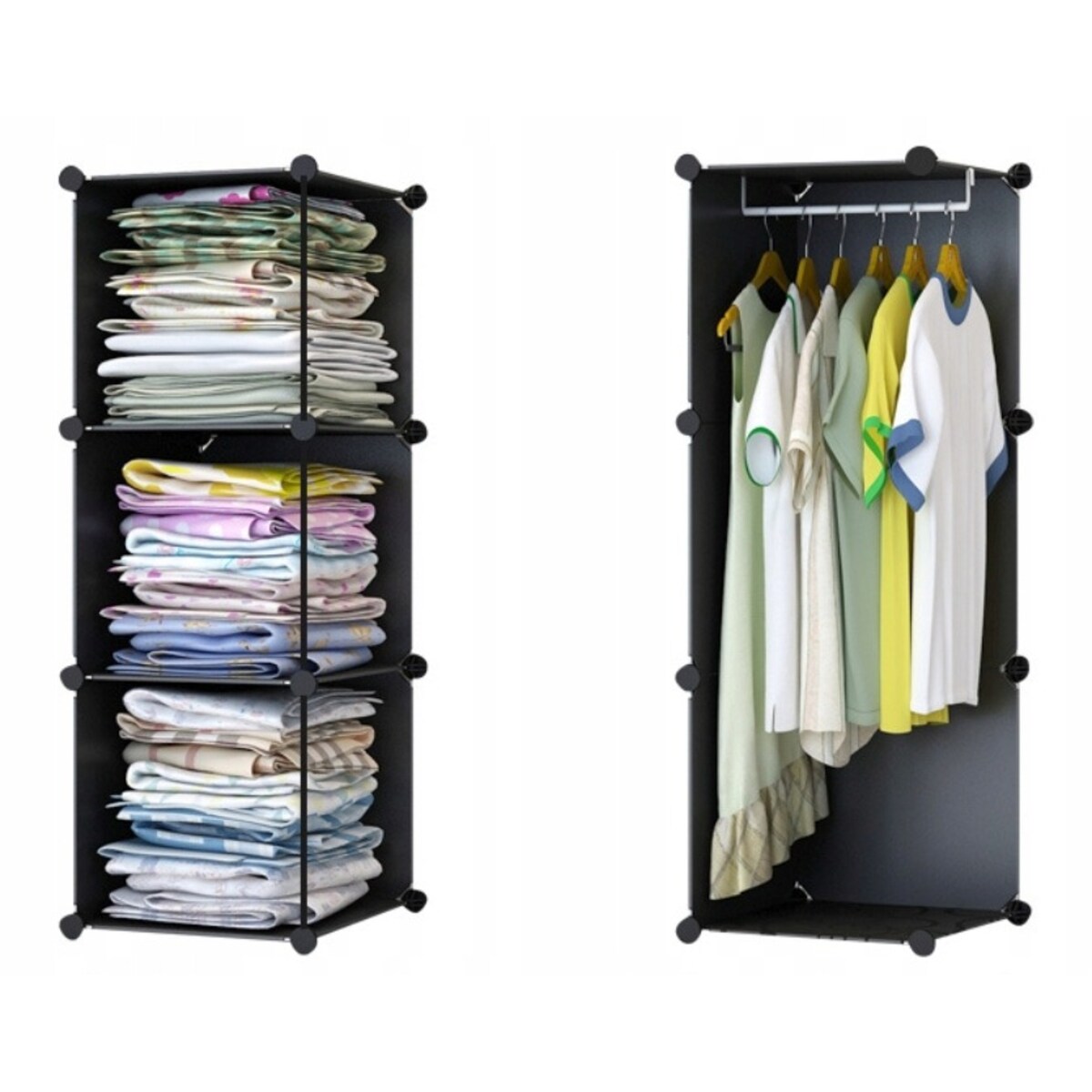 Duża szafa modułowa regał garderoba 12x szafka