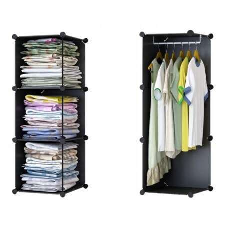 Duża szafa modułowa regał garderoba 12x szafka