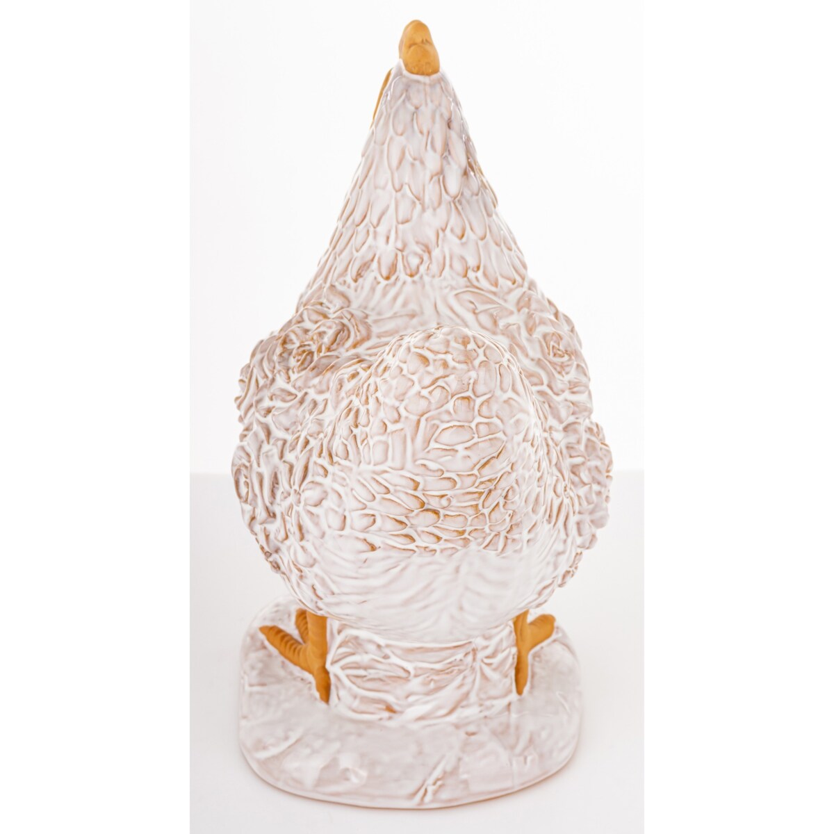 Dekoracja - kura ceramiczna25x13x19 cm WAANS -2 biała