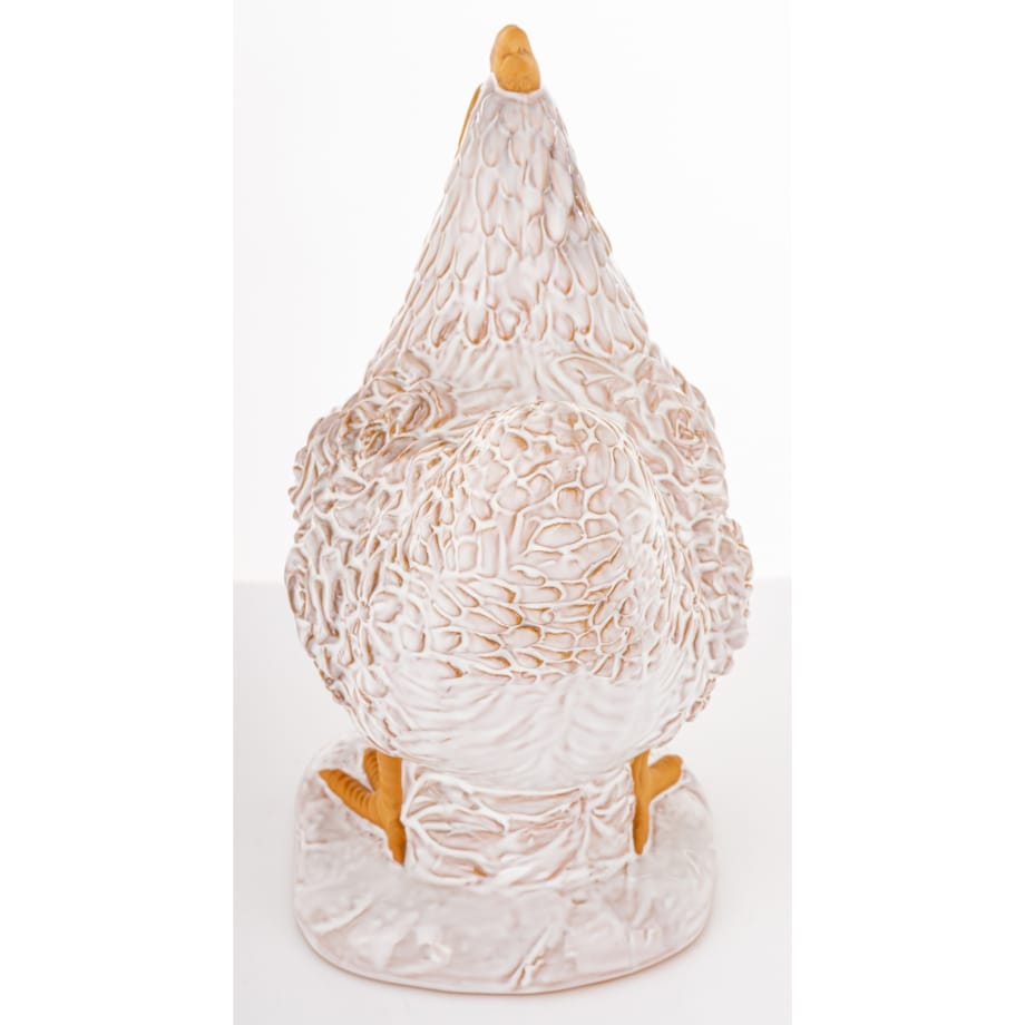 Dekoracja - kura ceramiczna25x13x19 cm WAANS -2 biała
